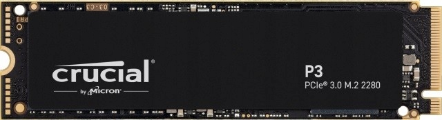 

Crucial Dysk Ssd P3 1TB M2 2280 PCIe 3.0 3500/3000