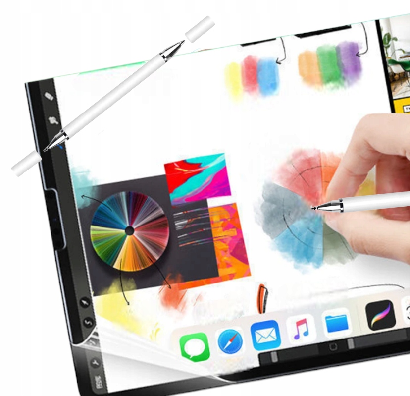 RYSIK DOTYKOWY 2W1 DO TABLETA IPADA BEZ ŁADOWANIA Kod producenta 753448520882*DZ0258WH