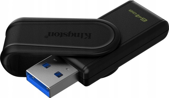 Kingston 64GB Usb 3.2 Gen 1 DataTraveler Exodia S (czarny czarny)
