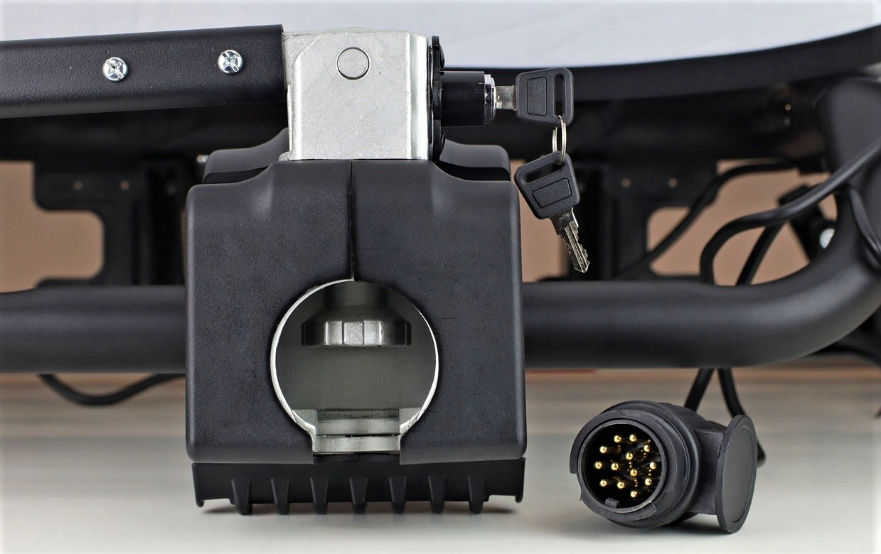 BAGAZNIK ROWEROWY NA HAK 2 ROWERY ELEKTRYCZNE 60KG Outlet Type 13 pin