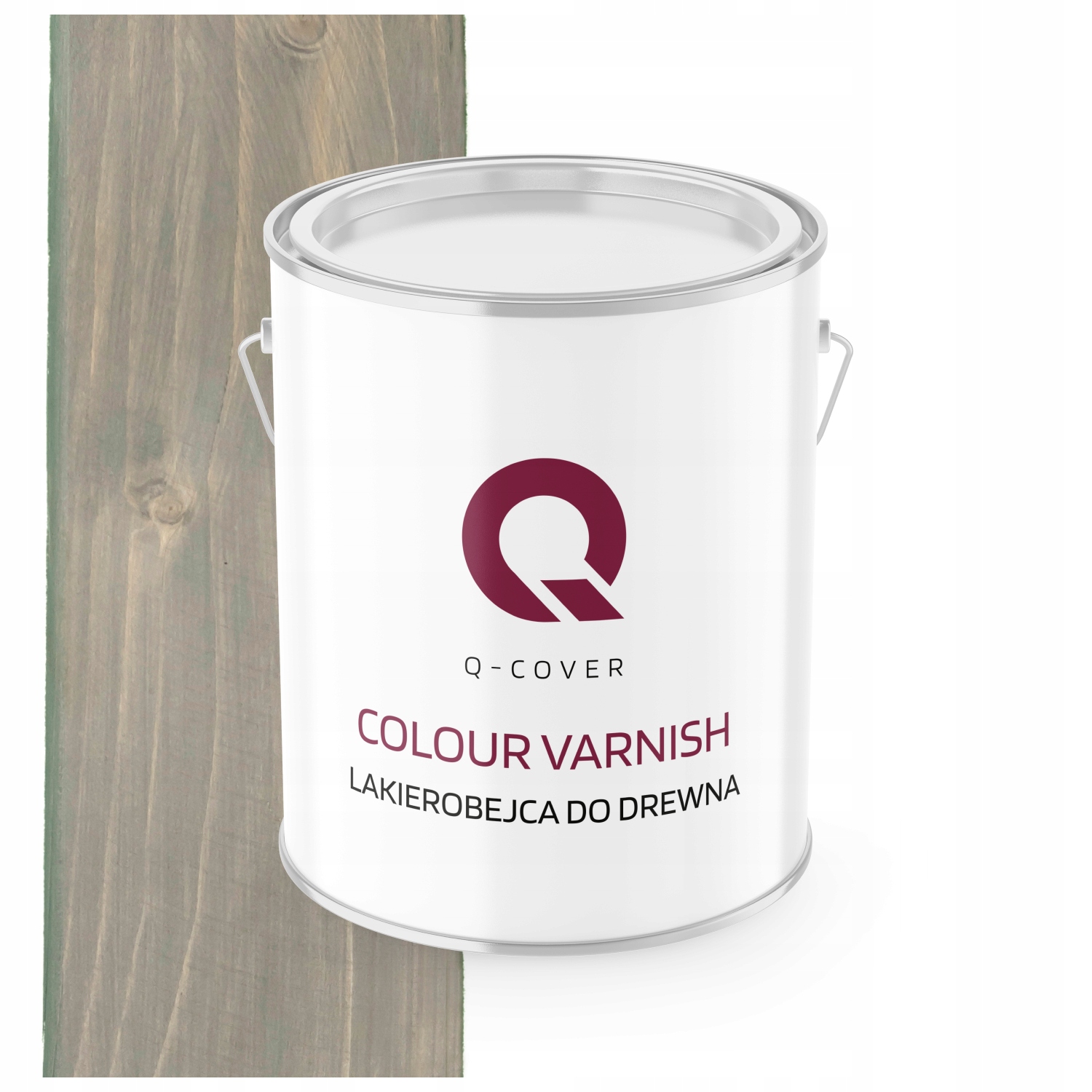 Lakovač Na Dřevo 3V1 Lazura Polomatná Šedá Tmavá 7046 2,5L Ochranný