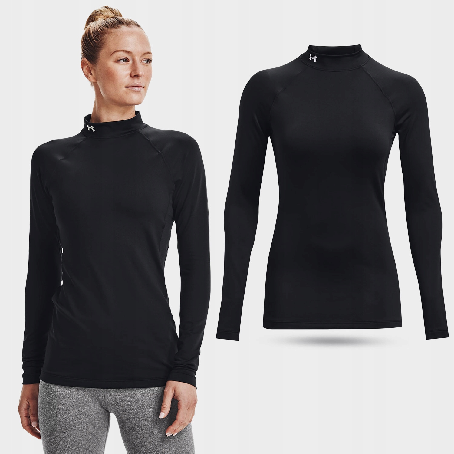 KOSZULKA DAMSKA UNDER ARMOUR LONGSLEEVE TERMOAKTYWNA SPORTOWA 1368702-001 Rozmiar M