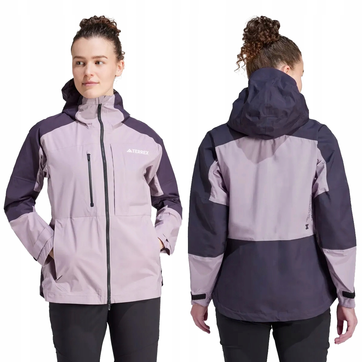 Kurtka wodoodporna przeciwdeszczowa trekkingowa Adidas Terrex damska r. XL
