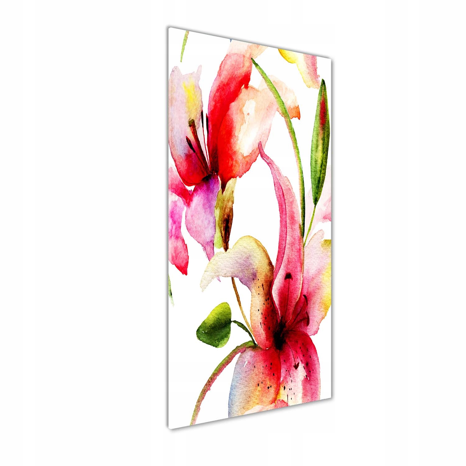 

Nowoczesny fotoobraz akrylowy Kwiaty lilii 50x125