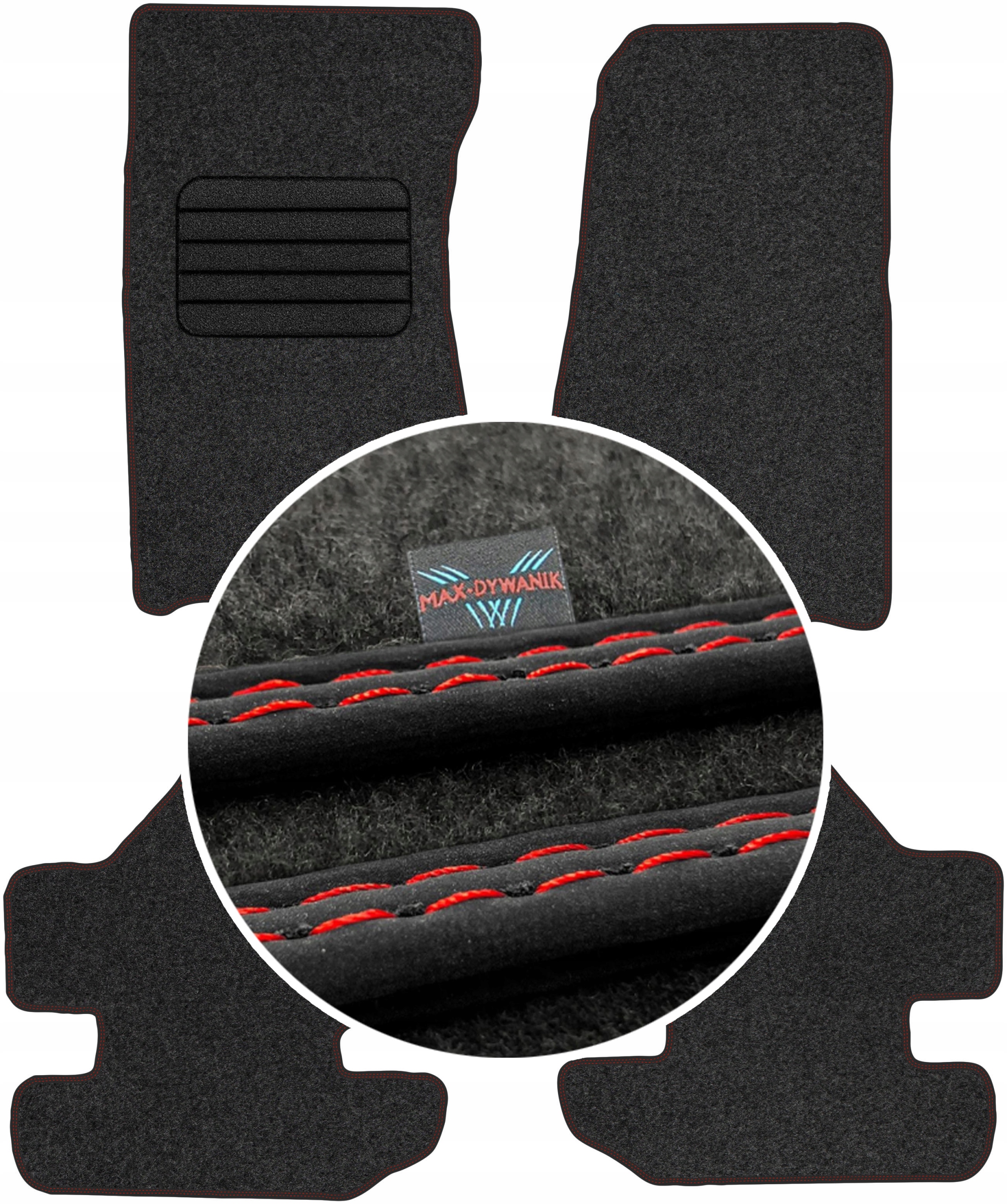 Jeep Wrangler II 2D 2007-2011 Koberce do auta