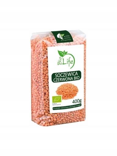 Levně 5X Biolife Červená čočka ekologická Bio 400 g