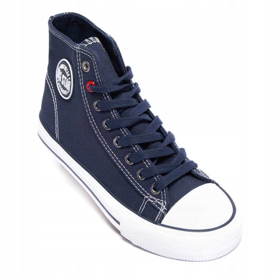 Big Star Dámské Vysoké Tenisky Tmavě Modré JJ274A504 37