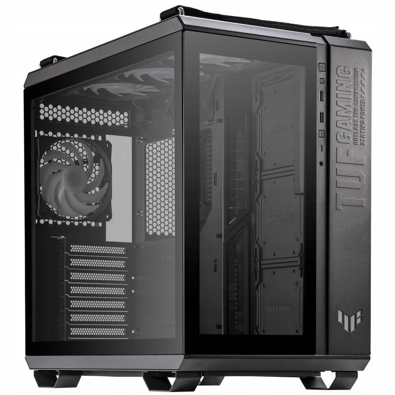 Asus case Tuf Gaming GT502 Plus, Mid Tower, průhledná bočnice, 4x…