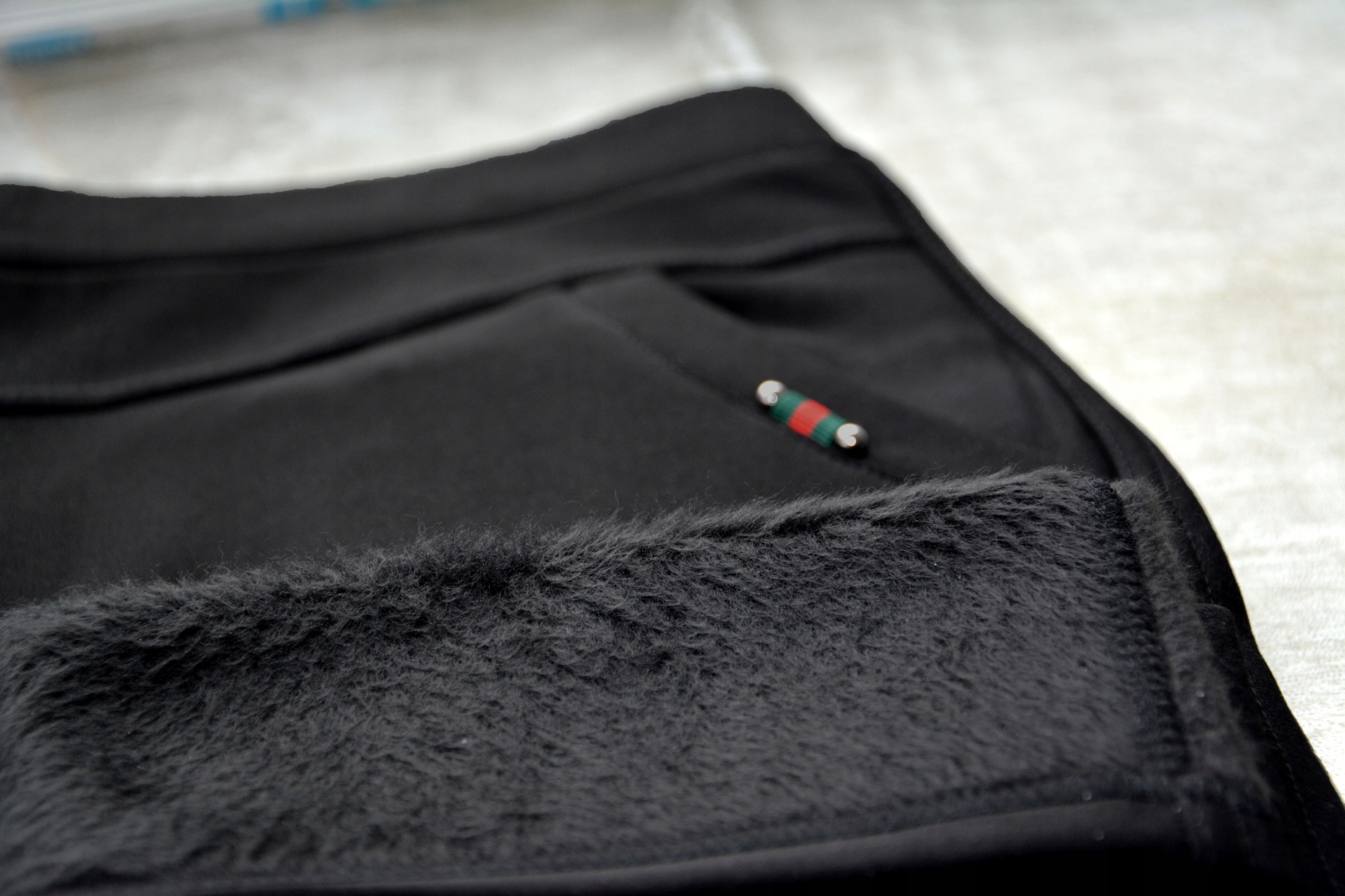 CIEPŁE PROSTE SPODNIE KLASYCZNE POLAROWE POLARY ZIMOWE MILUTKI POLAR 370B Zapięcie brak