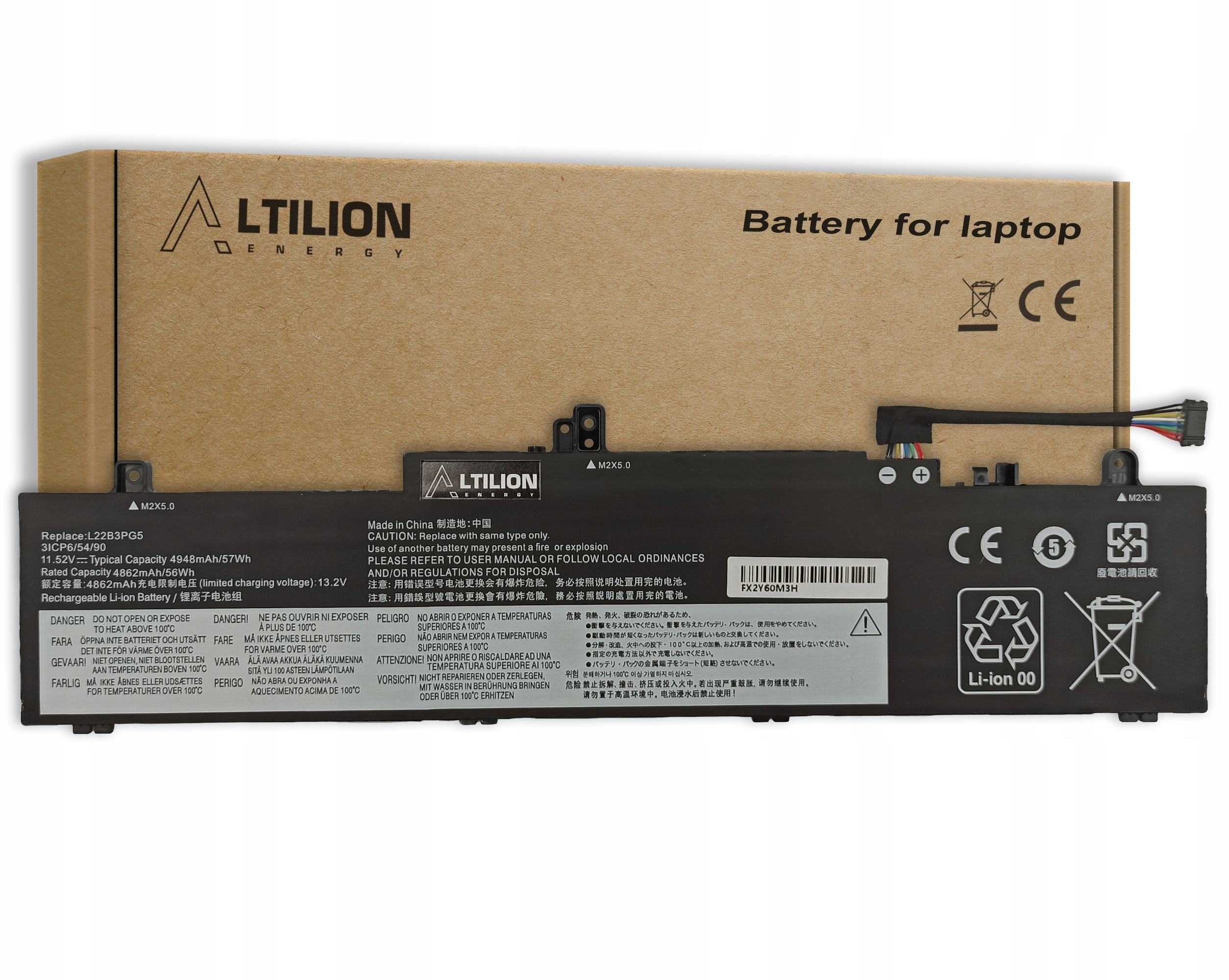 Batéria Altilion Energy L22B3PG5 kompatibilná s Lenovo