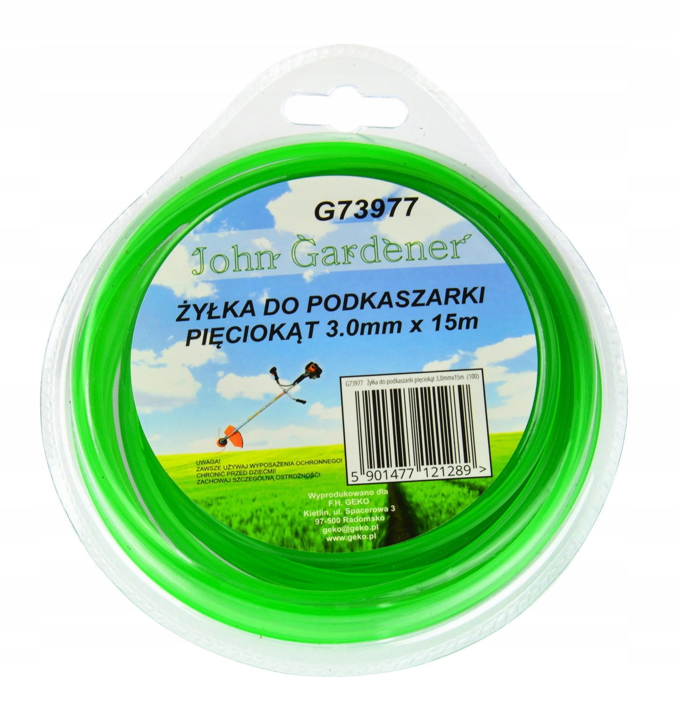 

Żyłka Tnąca Do Kosy Podkaszarki 3mm x 15m