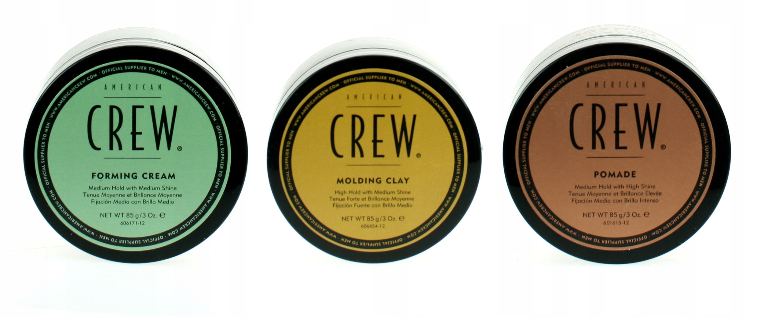 American Crew jíl 85 g krém 85 g pomáda 85 g