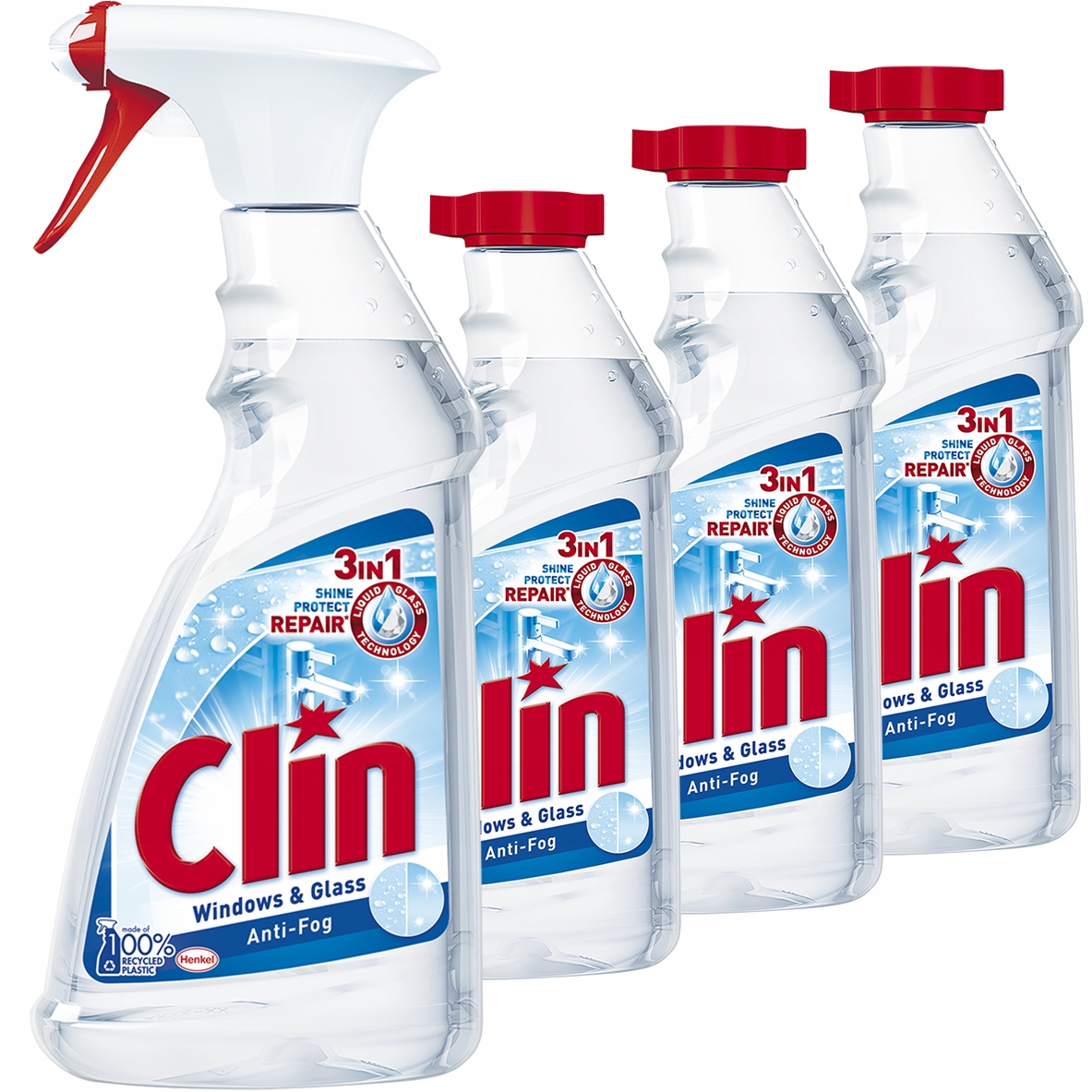 

Clin Płyn do mycia okien i szyb Antypara 4x500ml