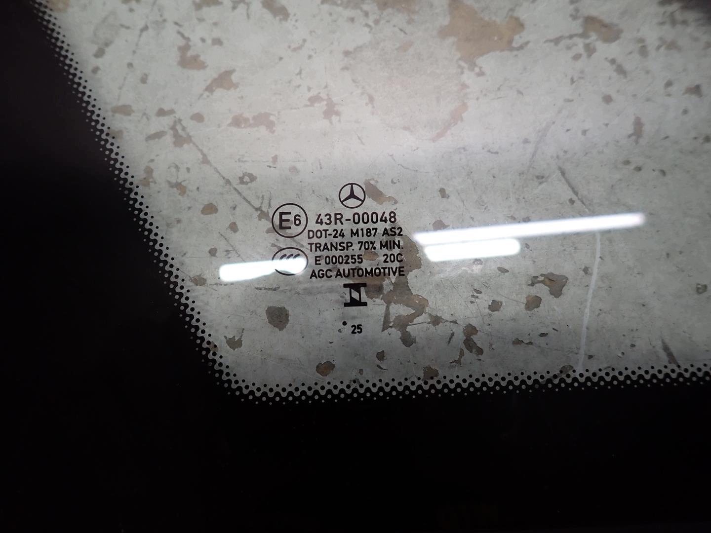 window bodywork left rear part MERCEDES B-KLASA W246 2011-2019 A2466703201
