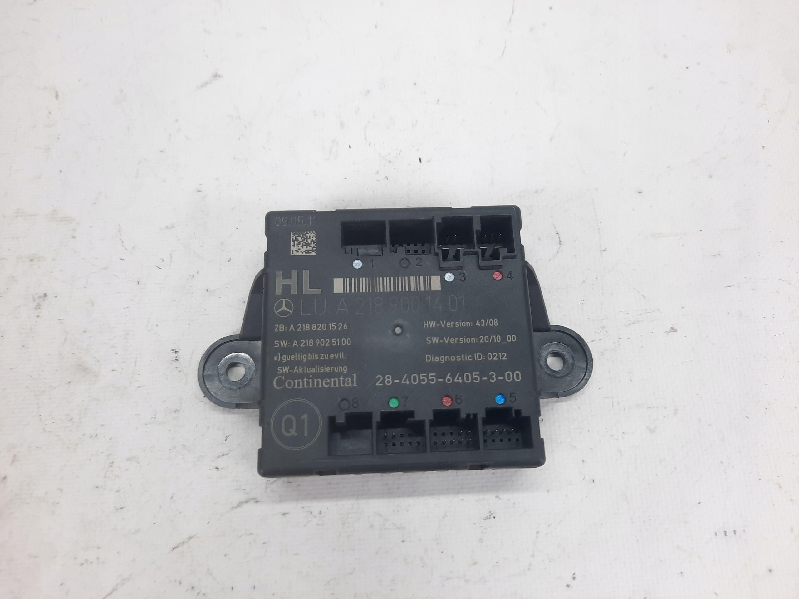 MERCEDES КЛС W218 МОДУЛЬ ДВЕРІ ЗАД. ЛІВИЙ A2189001401