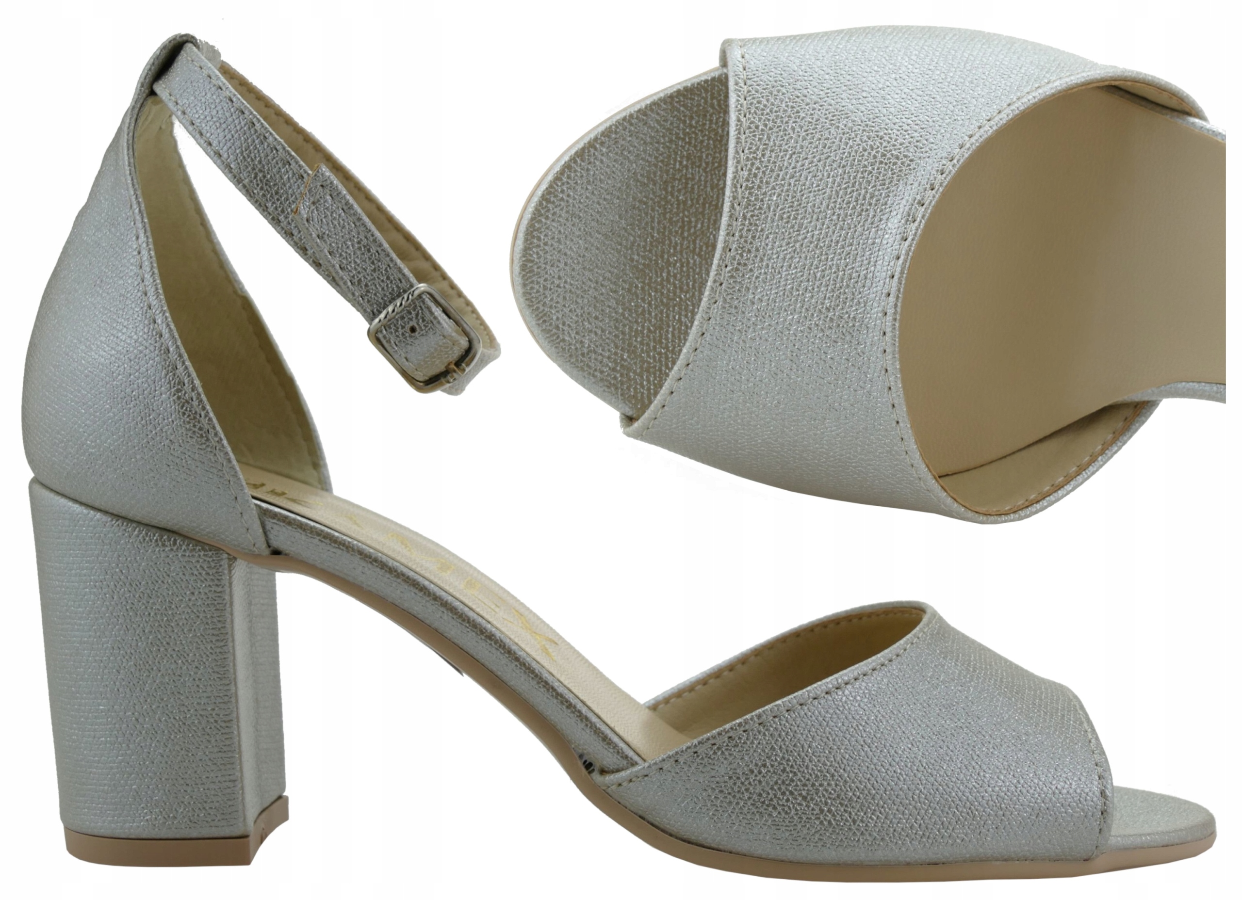 

Klasyczne Sandały Damskie Letnie Na Obcasie 38