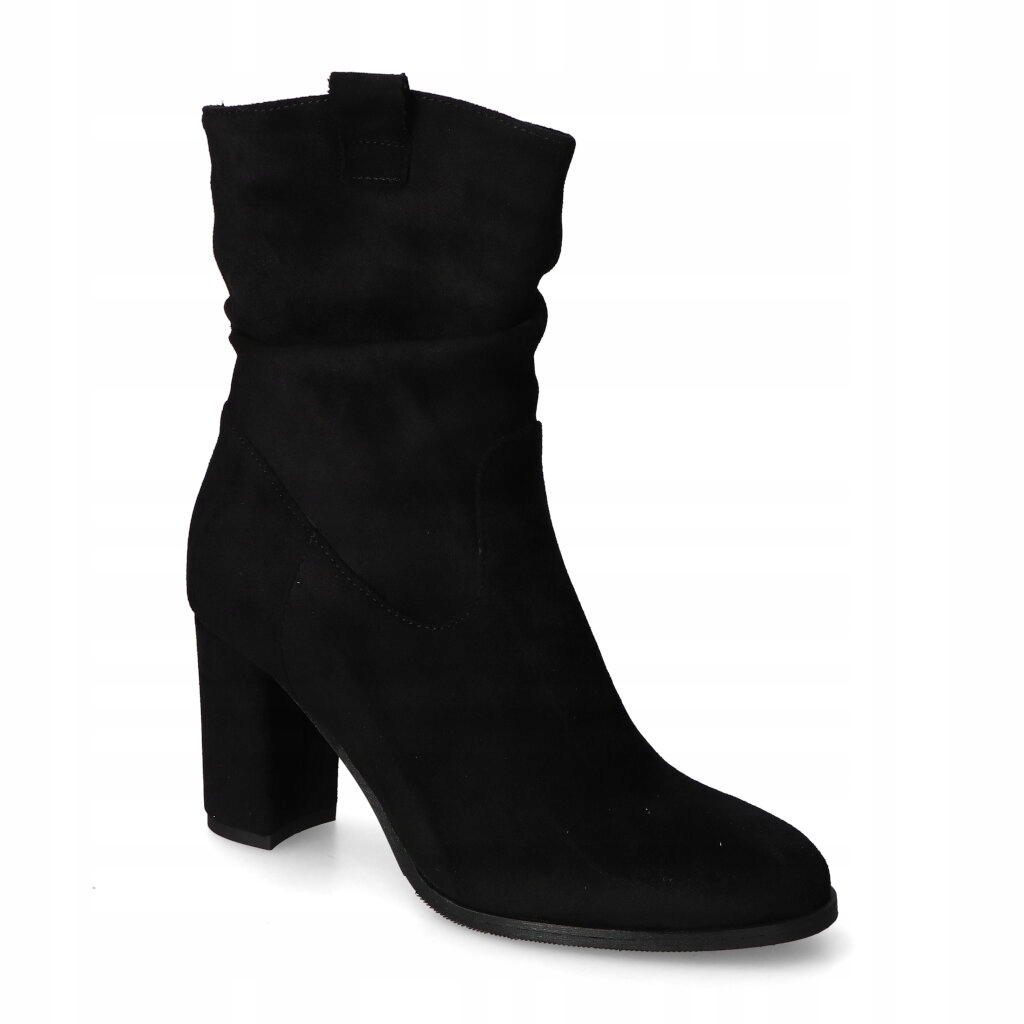Kotníkové Boty Emi Romani 20861/730 Černý semiš 39