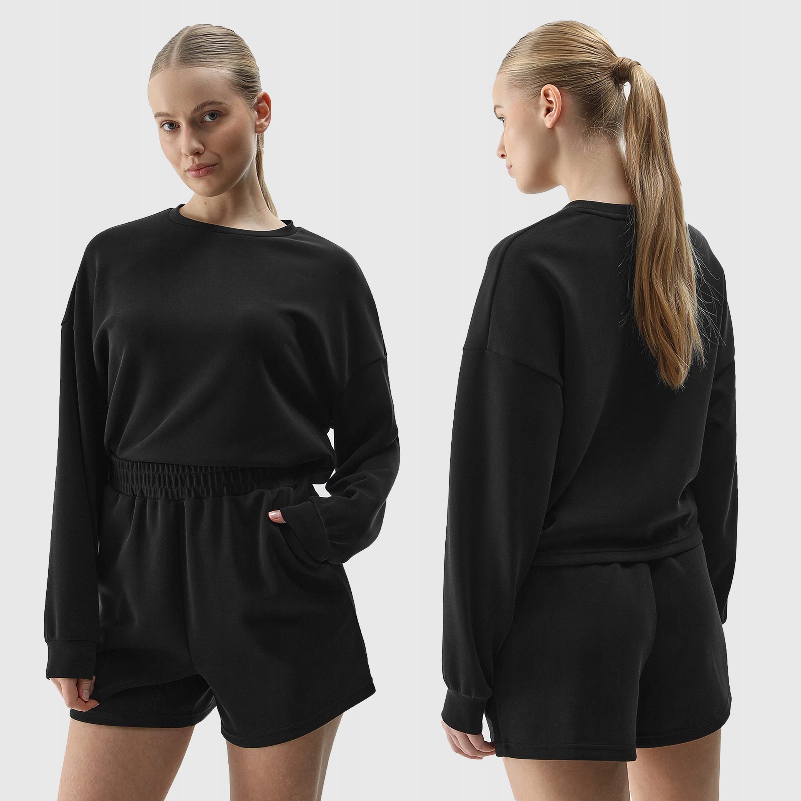 Dámský Komplet 4F Teplákový Set Kraťasy S Mikinou SS24 Xs