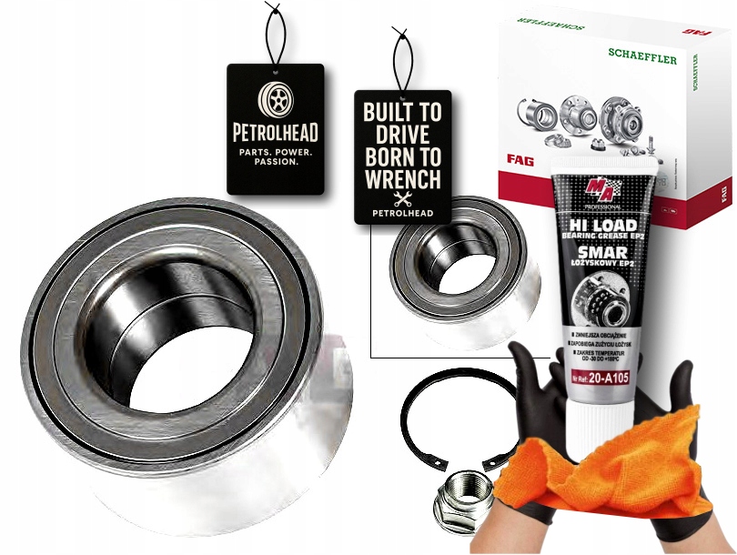 Ložisko Kola Toyota Přední Avensis 03-08 Corolla Ve #Petrolhead Pro+ Kit7