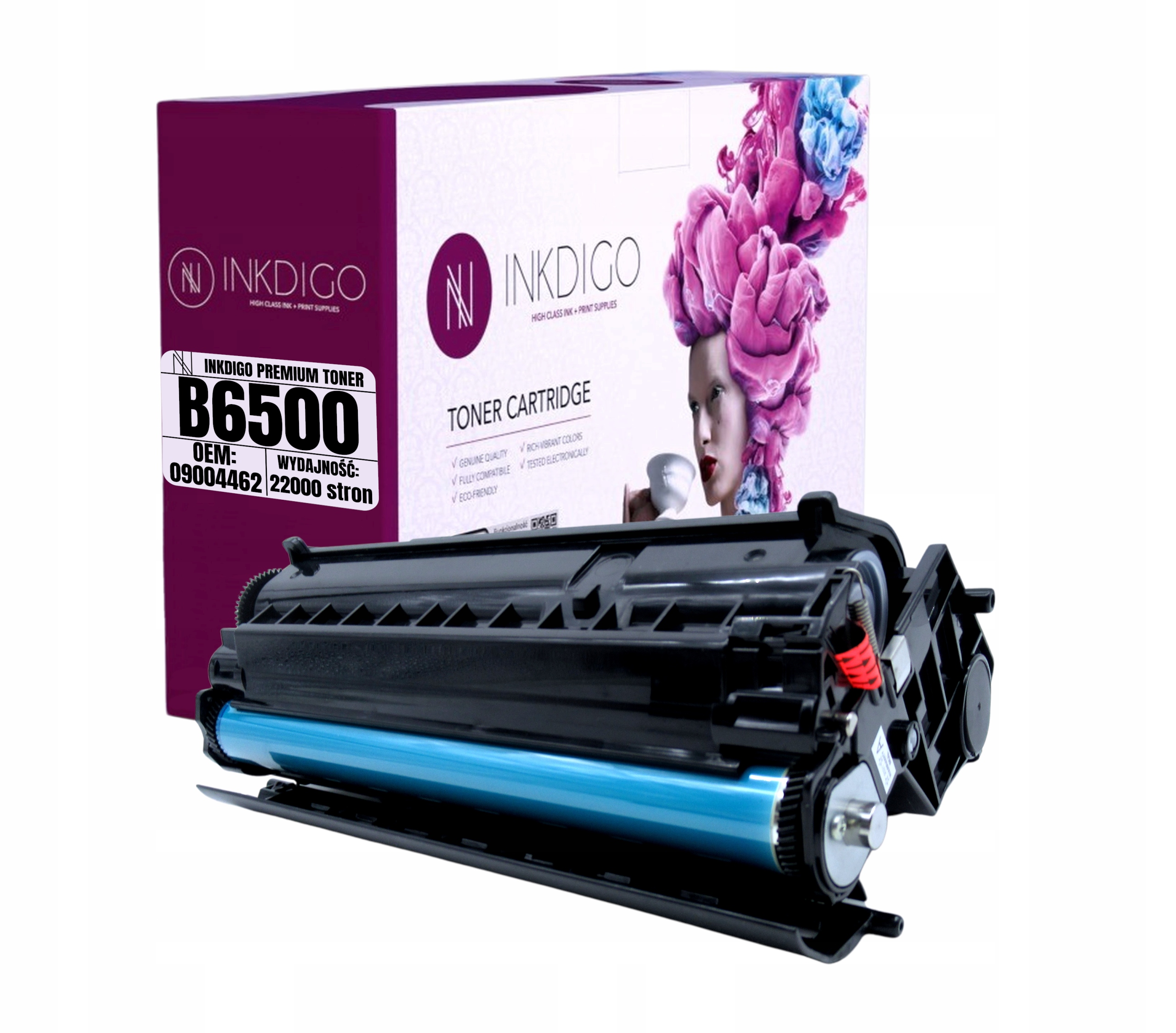 Toner do tiskárny Oki B6500, náhrada 09004462