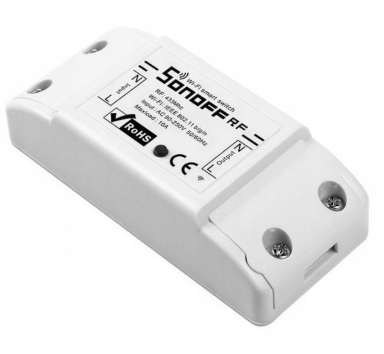 

Inteligentny przełącznik Sonoff WiFi Rf 433 (R2)