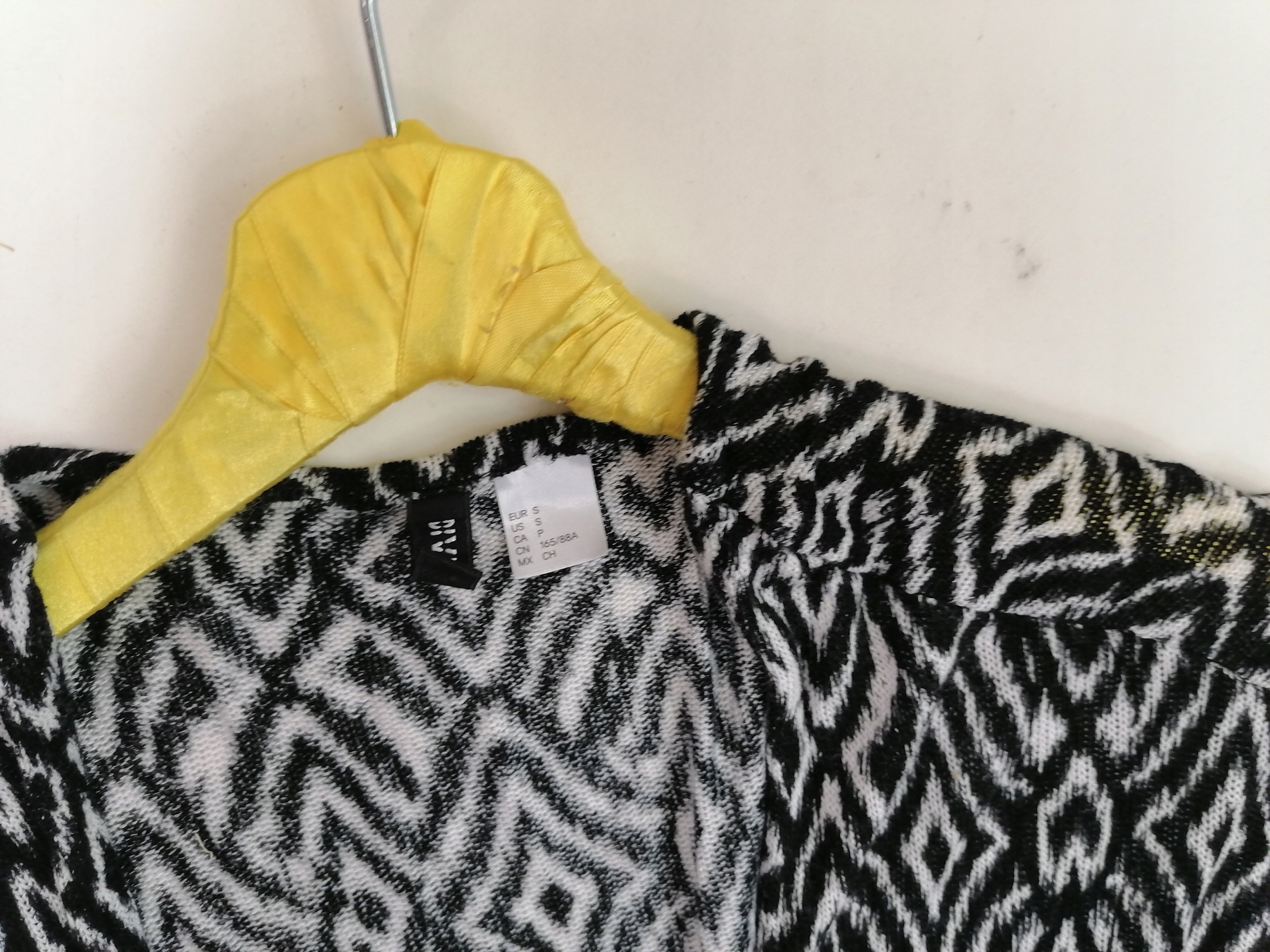 DIVIDED by H&M 36/S Kardigan ciążowy we wzory Rękaw długi rękaw