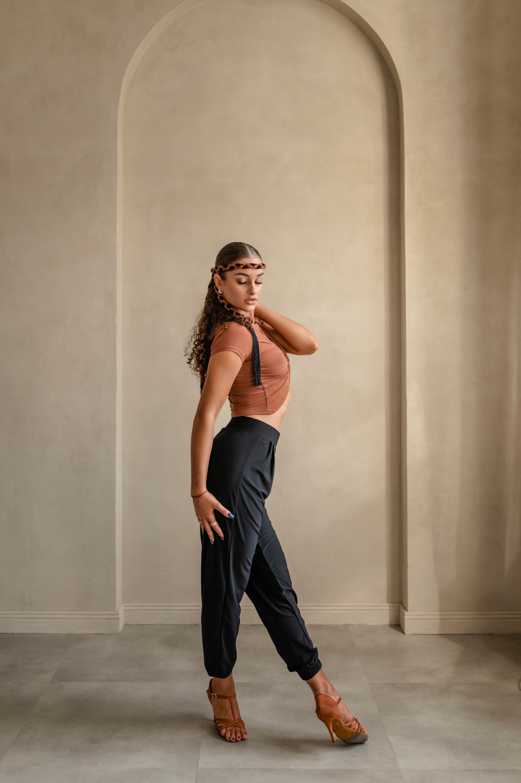 Spodnie taneczne LATINA 307