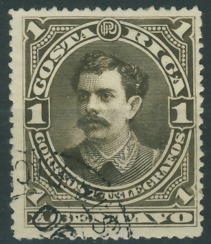 Costa Rica 1 cts. - Postać