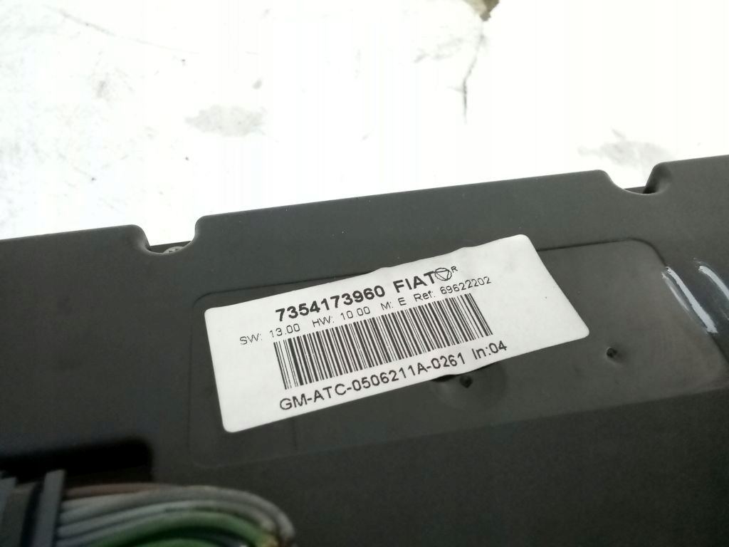 Fiat Croma II control panel air conditioning devices 7354173960