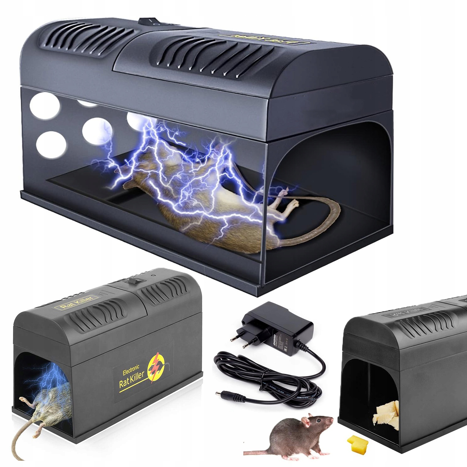 Elektronická Past Na Potkany Pro Použití V Interiéru, 8000 V, V Domácnosti