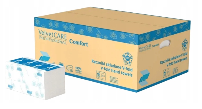 Levně Ručník Zz Velvet bílá celulóza 2W 3000 20 kusů