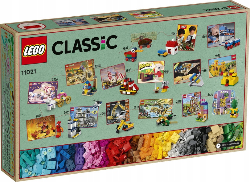 LEGO 11021 CLASSIC - 90 LAT ZABAWY EAN (GTIN) 5702017189192
