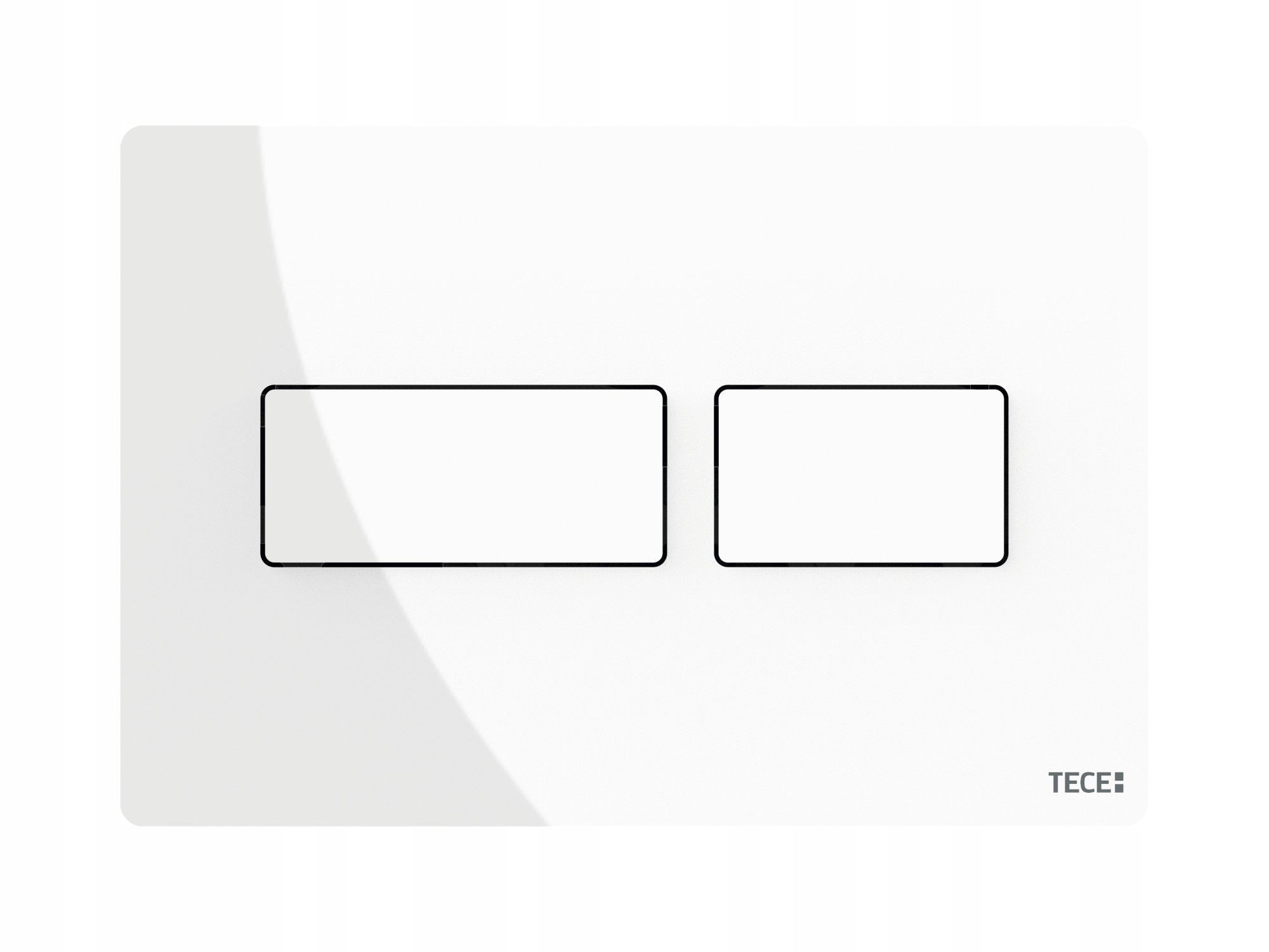 

Tece Solid Płytka Przycisk Biały Połysk Wc Stelaża