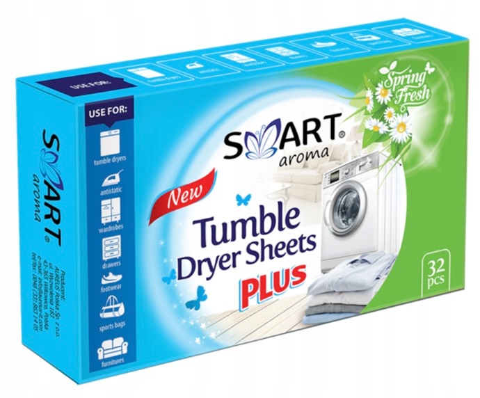 

Chusteczki zapachowe do suszarek Spring Fresh 32sz