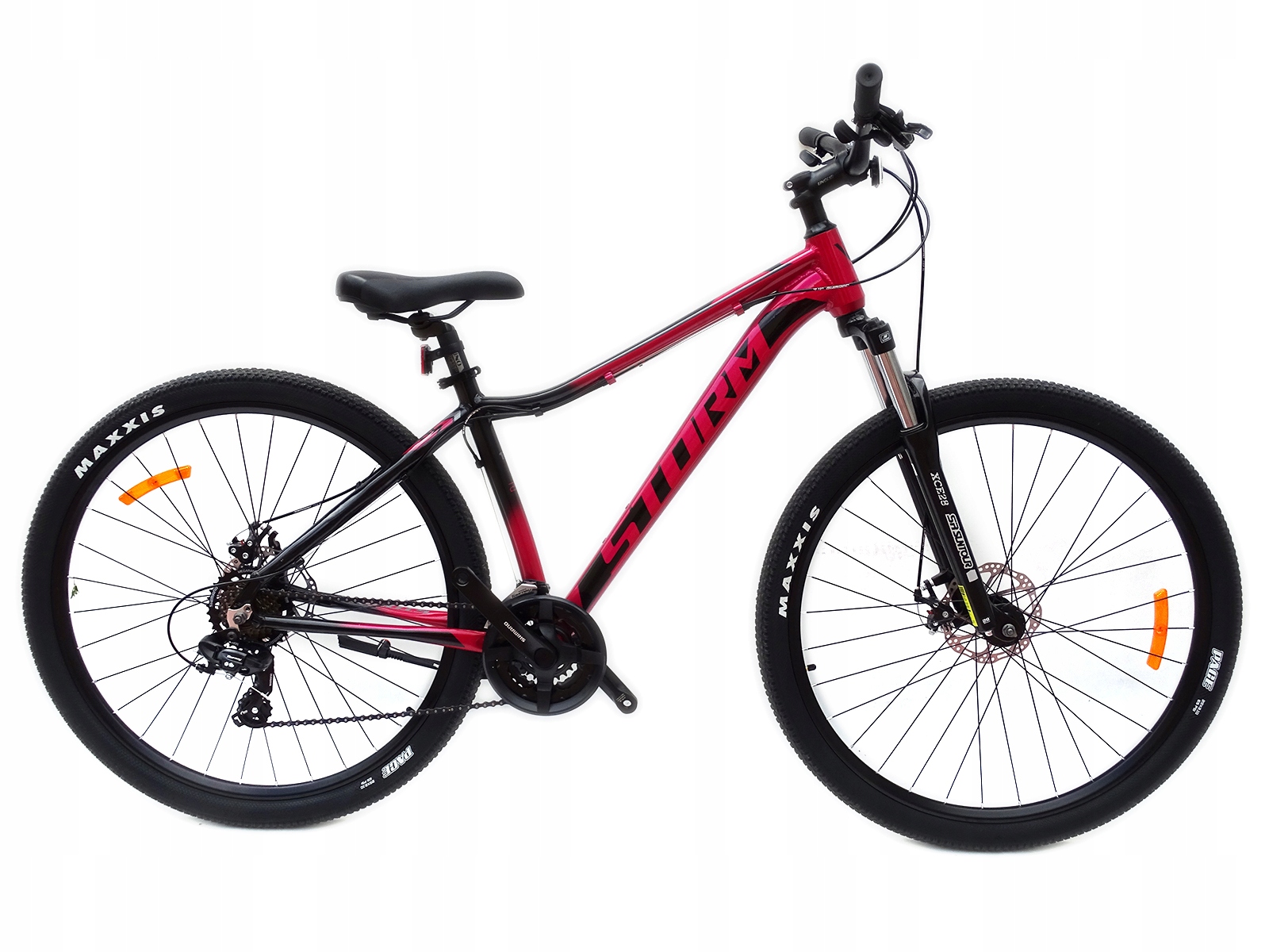 Rower 29 Storm Shark Górski Mtb Aluminiowy 17'' Bordowy Wersja Limitowana