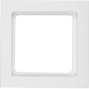 BERKER Q3 Ramka 1-krotna biała aksamit 10116099