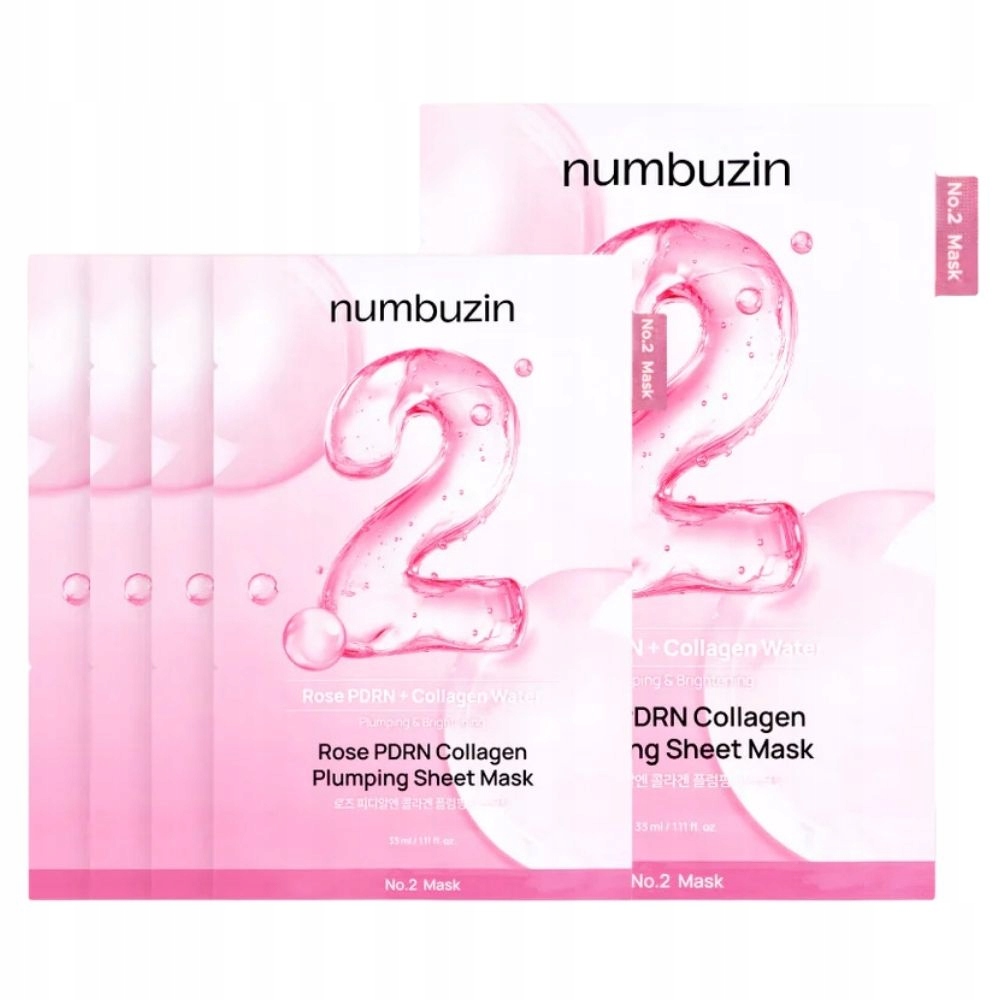 No.2 Maska z Kolagenem Rose Pdrn Nawilżenie Ujędrnienie