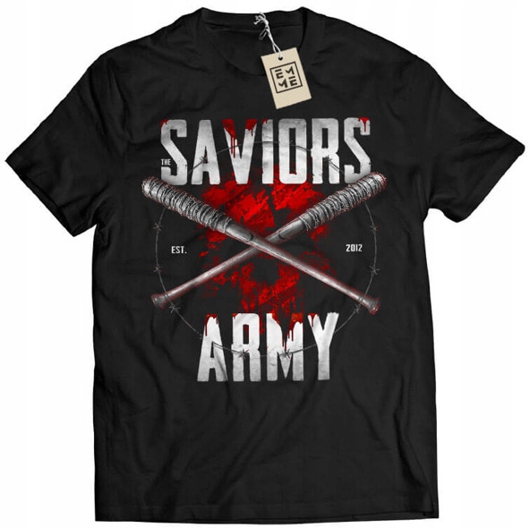 

Koszulka Saviors Army Negan Walking Dead S