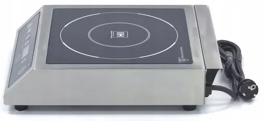 Kuchenka Indukcyjna Płyta Grzejna Nastawna 1 Palnik 3500W Maxima 09371040