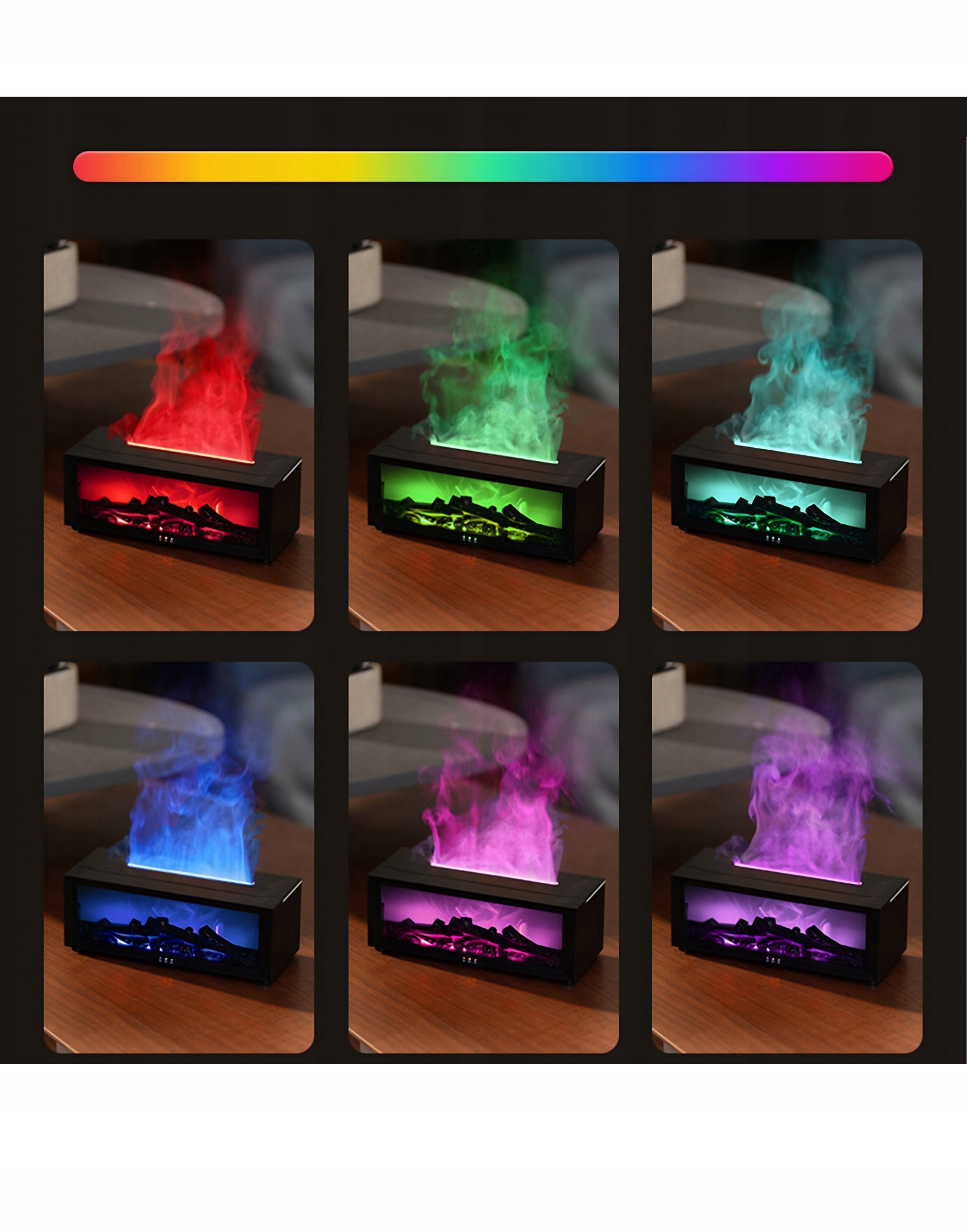 Nawilżacz ultradźwiękowy LED RGB Regmag LN-34 – Zawartość zestawu