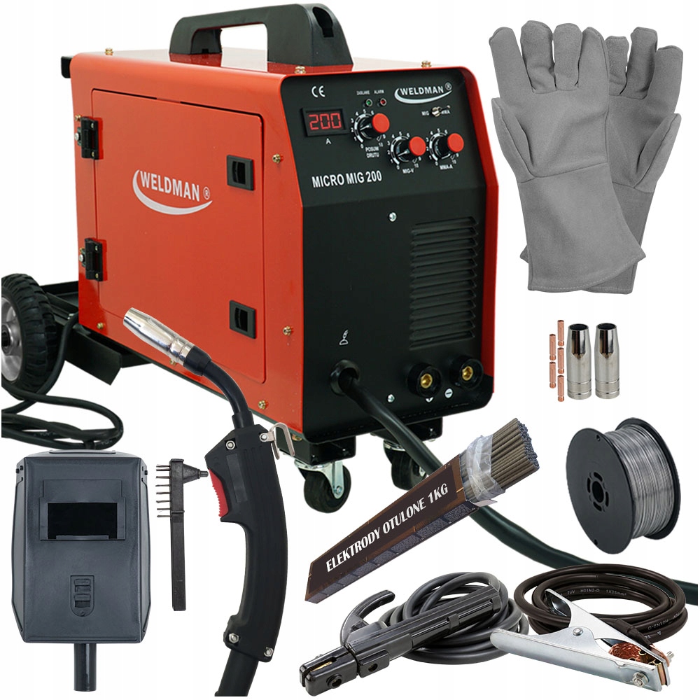 Spawarka MIGOMAT zestaw MIG MAG 200 IGBT MMA FLUX