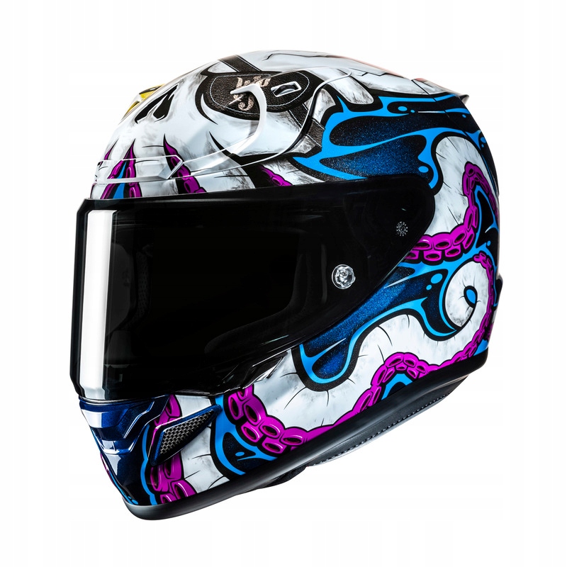 Motocyklová Prilba Hjc RPHA12 Kraken White Blue XXL