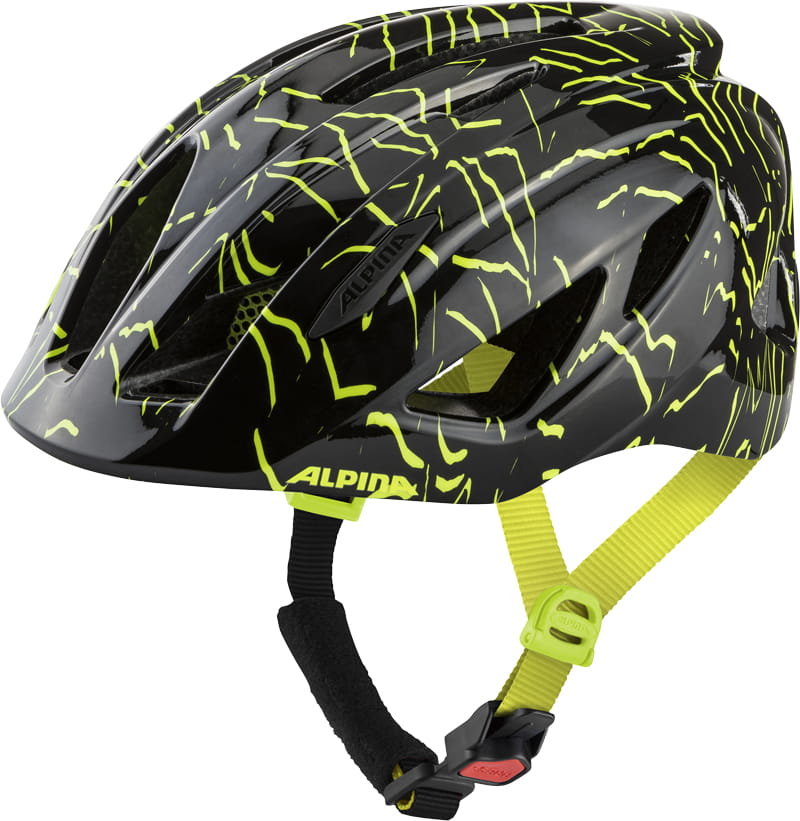 Helma Alpina Pico black-neon yellow gloss 50-55 cm