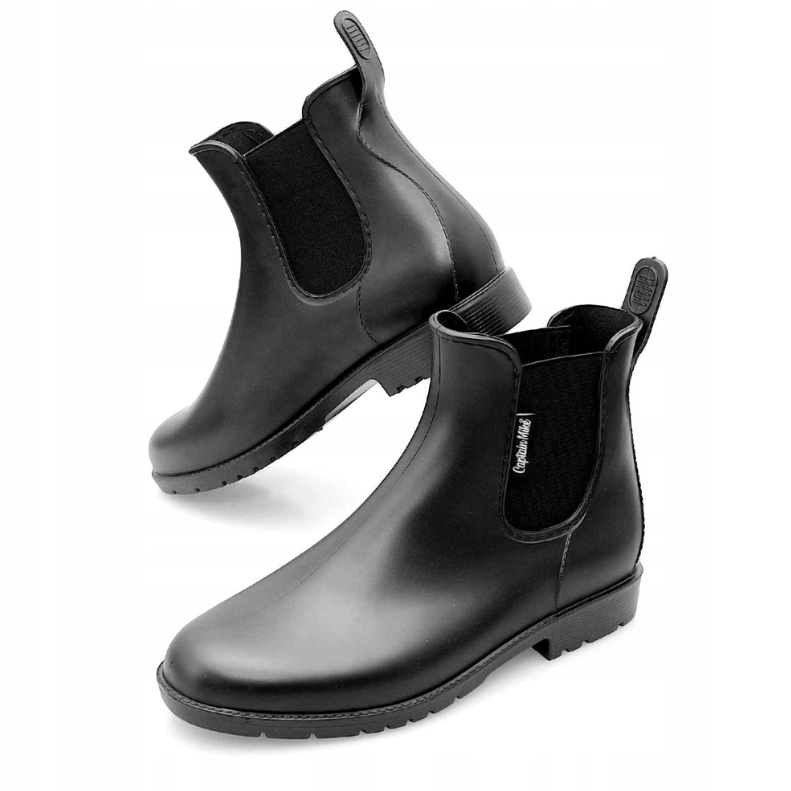 

Kalosze sztyblety czarne damskie Captain Mike r.37