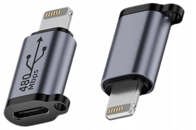 Adapter Przejściówka Z Kabla Z Usb C Na Lightning Apple Iphone 18W 480Mb