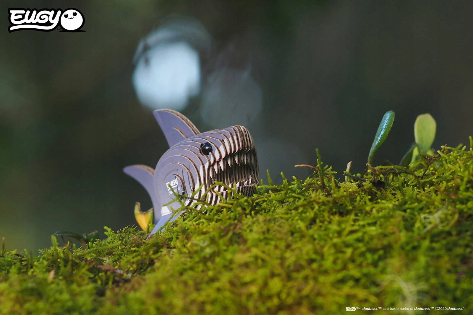 Puzzle 3D Układanka Rekin - Eko zestaw kreatywny dla dzieci 6 lat+, Eugy Płeć chłopcy dziewczynki