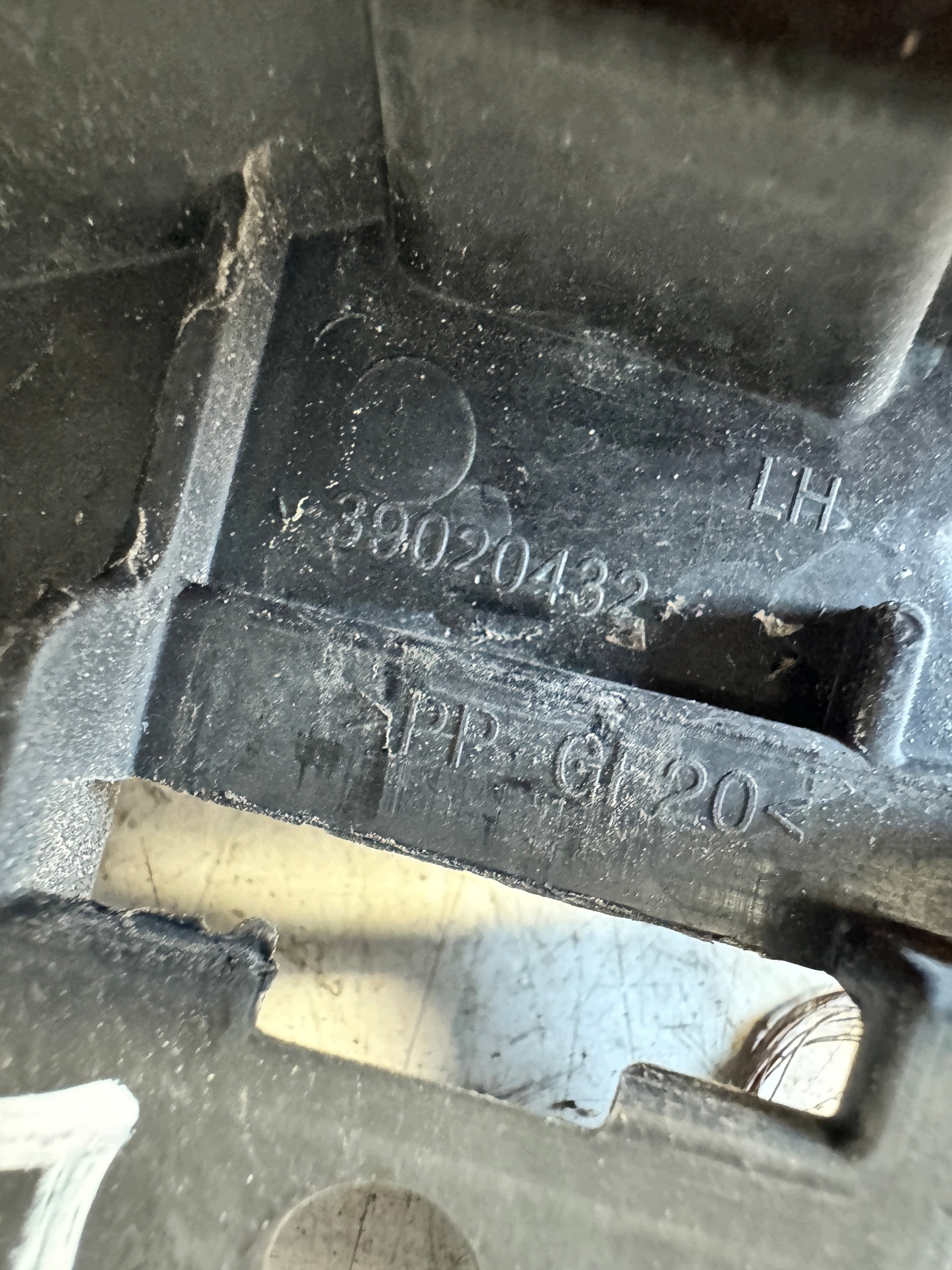 OPEL ASTRA K Support Support plaque Aile Pare choc Gauche Avant Original 2 ELEMEN