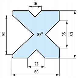 MATRYCA do prasy krawędziowej TYP AMADA/415/NOWY