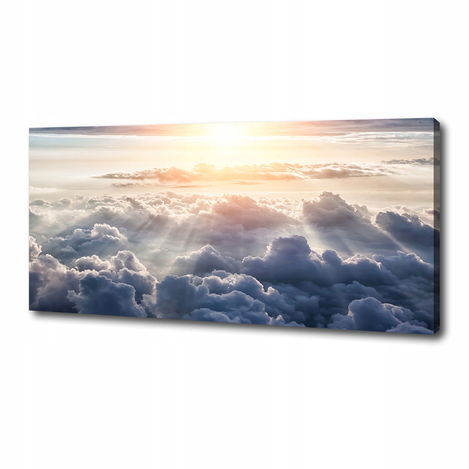 

Foto obraz na płótnie Chmury z lotu ptaka 125x50cm