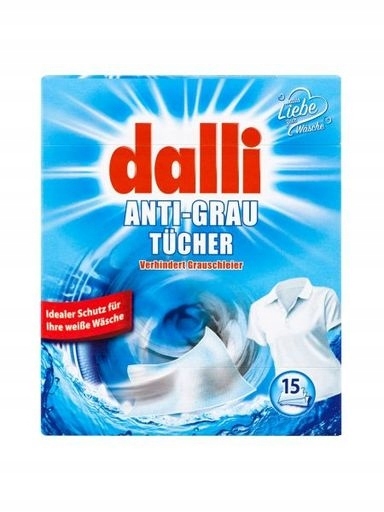 Levně 6 x Dalli Ubrousky na praní bílých tkanin 15 ks